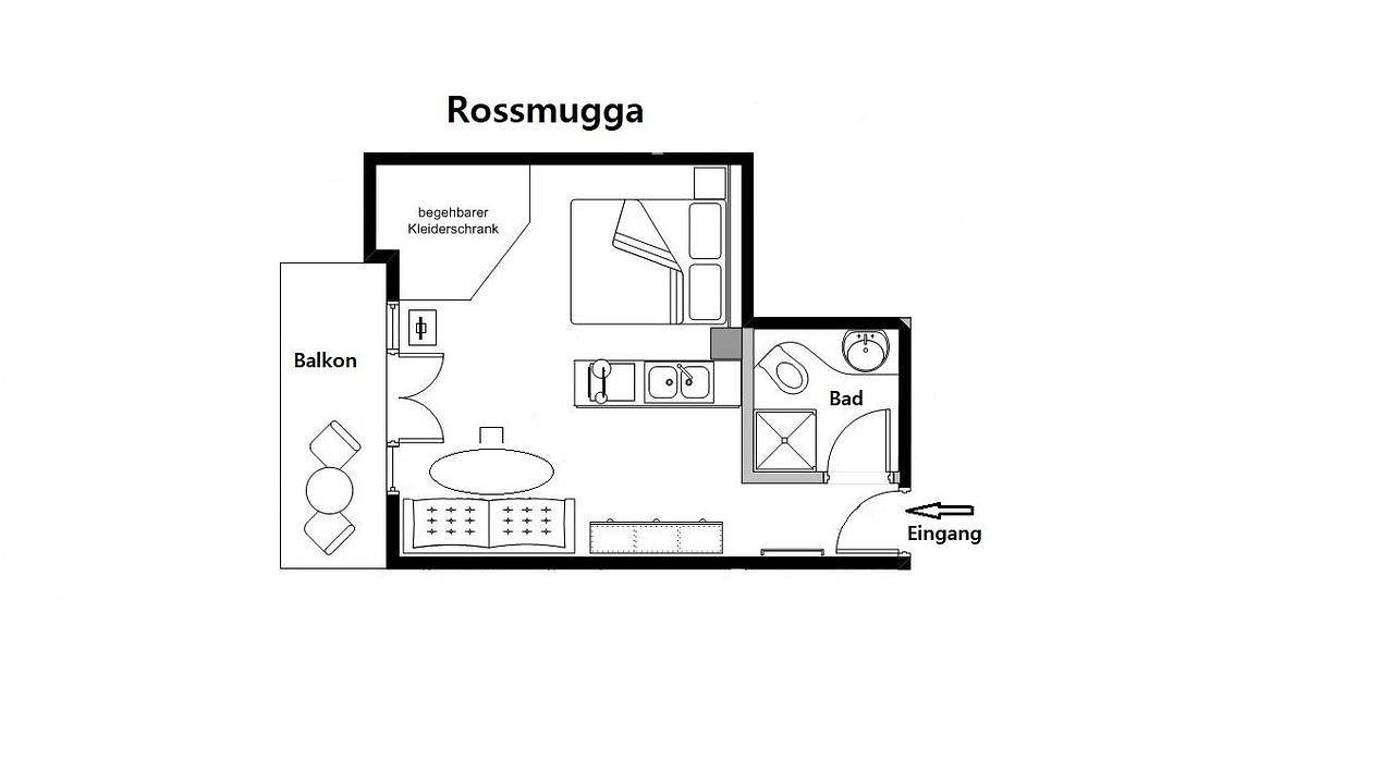 Ganze Ferienwohnung, Ferienwohnung für 2 Personen (30 m²) in Bolsterlang in Bolsterlang, Bayerisch Schwaben