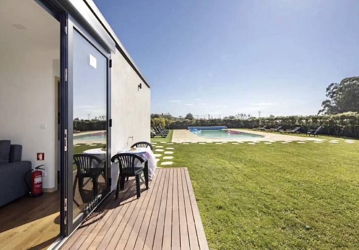 Casa de férias para 19 pessoas, com Varanda e Jardim no Parque Natural do Litoral Norte