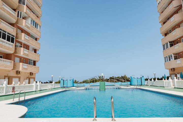 Ganze Wohnung, Ferienwohnung für 3 Personen mit Kinderpool in Los Miradores del Puerto, San Javier