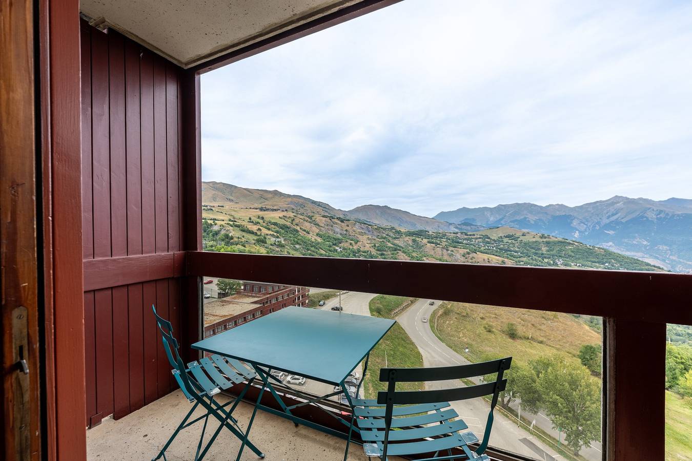 Estudio entero, Estudio 'Avec Vue Splendide' con Vista a la Montaña y Balcón in Le Corbier, Villarembert