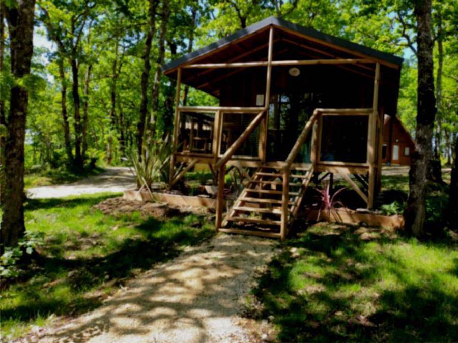Camping La Truffière - Hébergement 2 personnes - Cabanes Duo in Saint-Cirq-Lapopie, Massif central