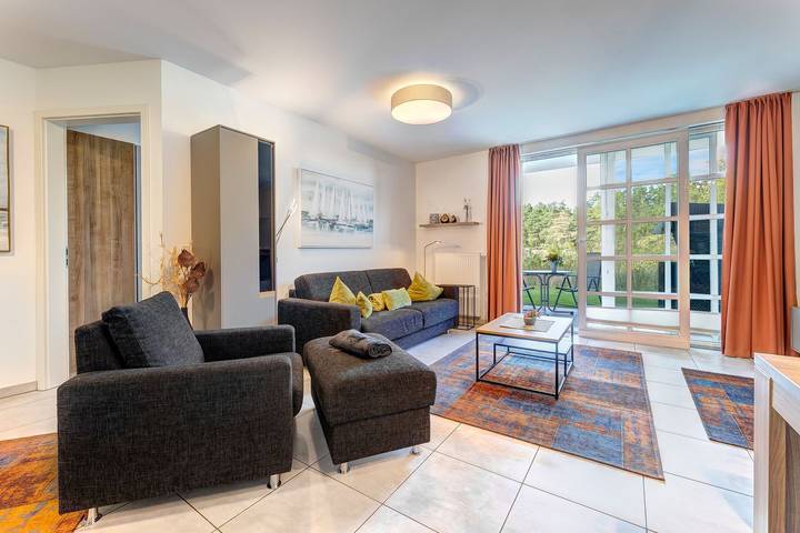 Ferienwohnung für 4 Personen, mit Terrasse und Sauna in Benz