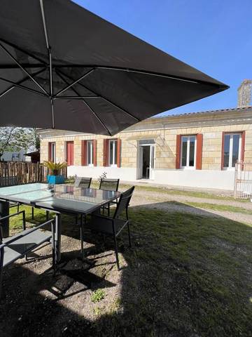 Gîte pour 7 personnes, avec jardin à Cussac-Fort-Médoc