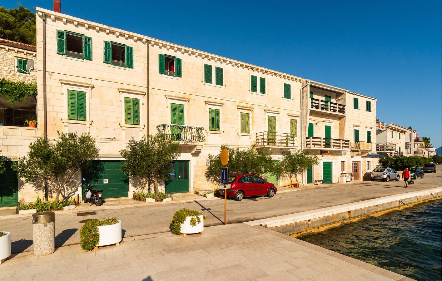 Ganze Ferienwohnung, Gemütliche Ferienwohnung mit Meerblick, WLAN, Klimaanlage, Küche und in Strandnähe in Povlja, Brac