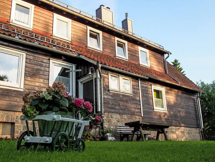 Ferienwohnung für 4 Personen, mit Garten im Nationalpark Harz