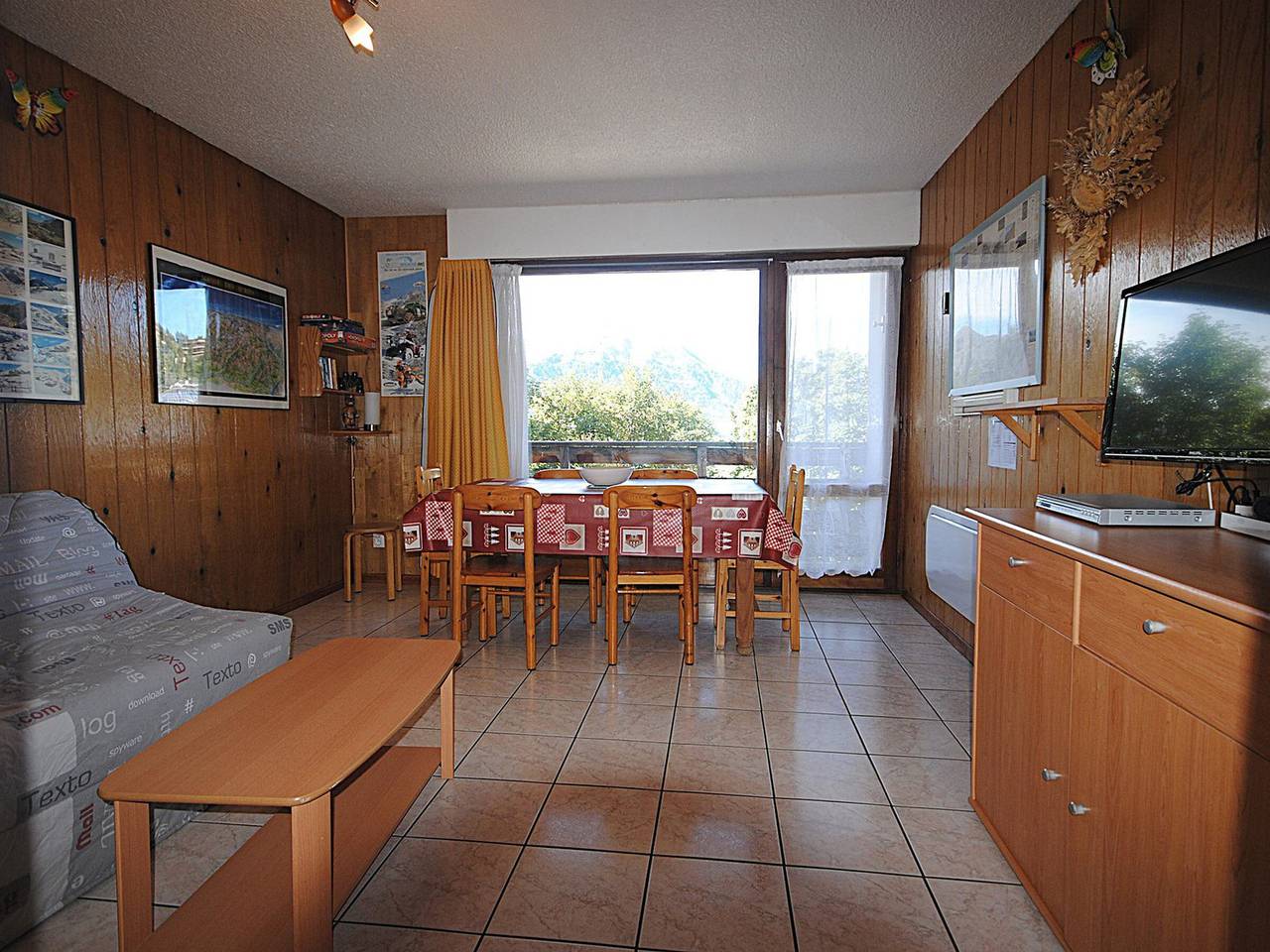 Ganzes Studio, Studio 38m² für 6 Pers, in der Nähe von Pisten & Geschäften, Haustiere erlaubt in Orcières, Nationalpark Écrins