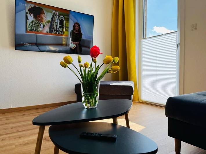 Ferienwohnung für 6 Personen, mit Terrasse und Garten sowie Ausblick in Stadtoldendorf