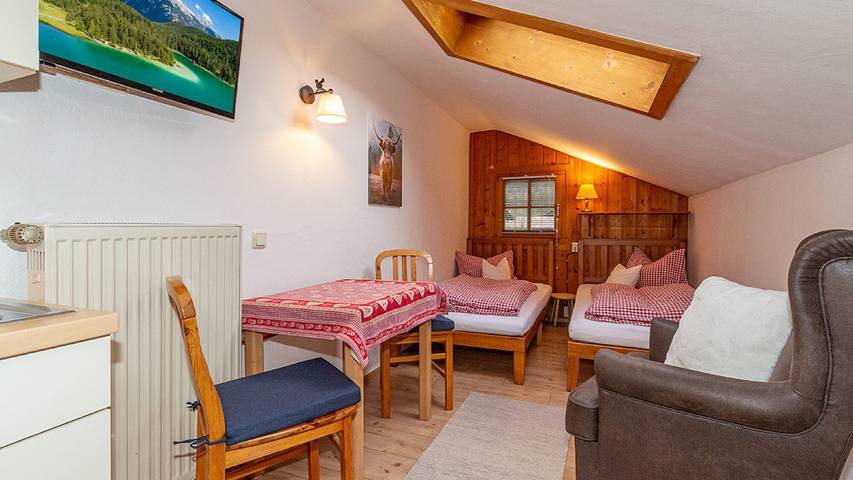 Studio für 2 Personen, mit Garten im Mittenwald - 2