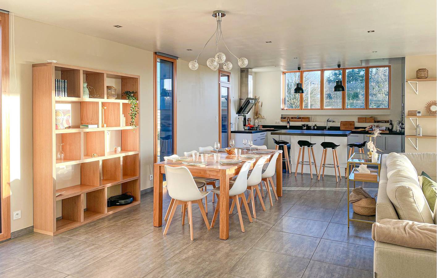 2Km von Languédias: Geräumiges Apartment mit Parkplatz & Garten in Plélan-le-Petit, Dinan und Umgebung