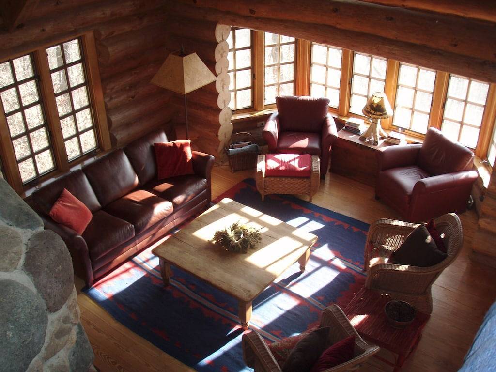 40 Hektar großen, bewaldeten Retreat Blick auf den Lake Pepin mit Lakefront in Pierce County (WI)