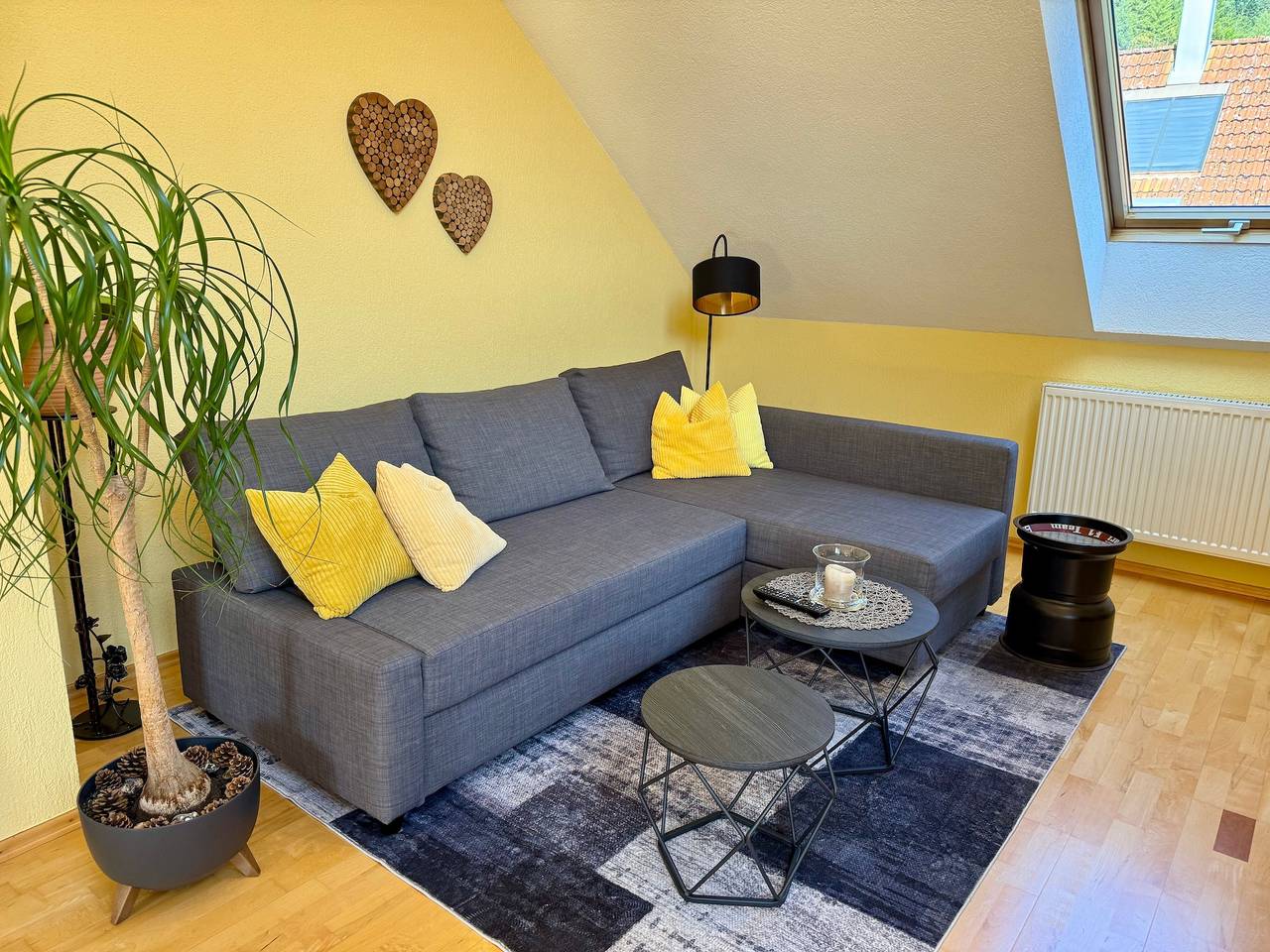 Ganze Wohnung, Ferienwohnung 'Haus Schlössleblick' mit Bergblick, Balkon und Wlan in Oberwolfach, Kinzigtal