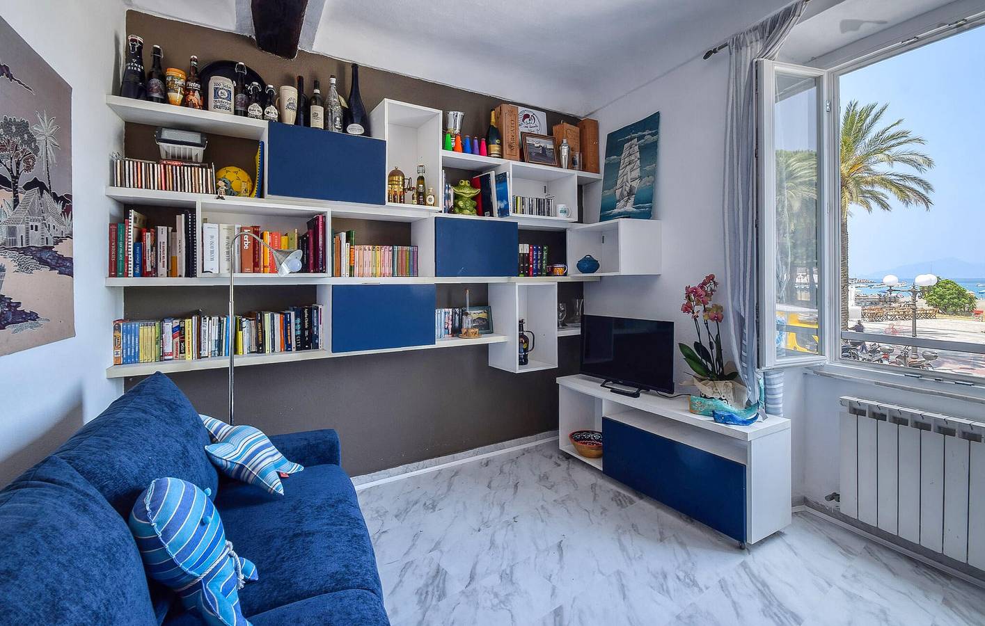 Appartement de vacances entier, Retraite avec vue sur la mer à 100 m de la plage in Sestri Levante (City), Sestri Levante