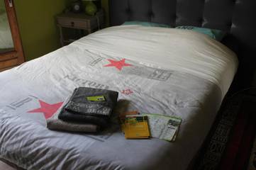 Chambre d’hôte pour 4 personnes, avec balcon ainsi que vue et jardin à Gesvres