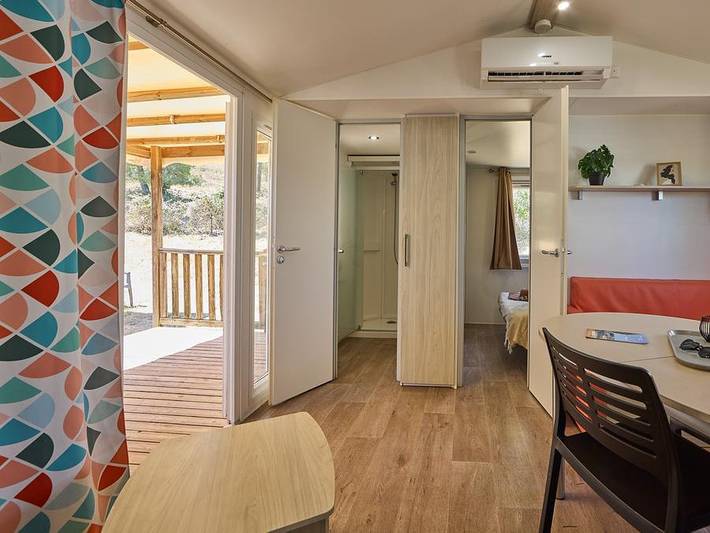 Camping Borepo - Mobilheim 6 personen - Evolution - 3 Schlafzimmer in Villeveyrac, Mittelmeerküste (Frankreich)