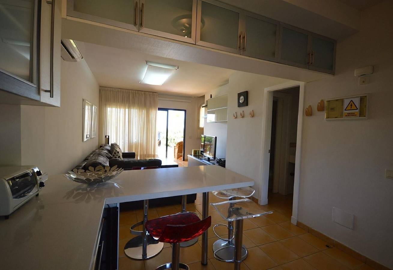 Haustierfreundlicher Bungalow Bahia Meloneras mit Meerblick, Pool, Garten und Wlan in Playa de las Meloneras, San Bartolomé de Tirajana