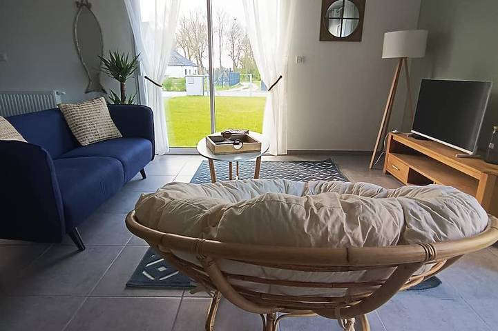 Location de vacances pour 4 personnes, avec Jardin à Biville-sur-Mer