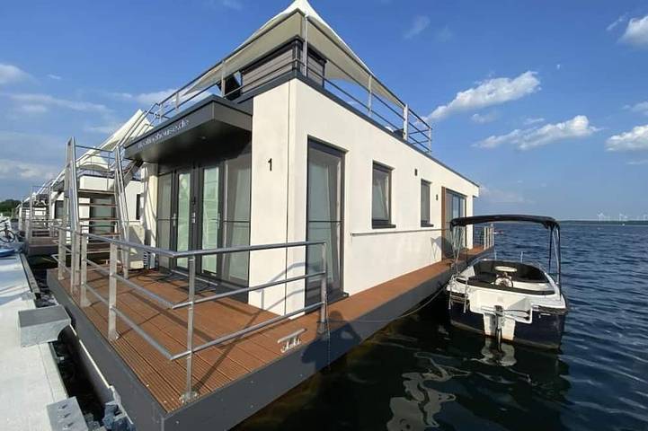 Hausboot für 5 Personen, mit Terrasse - 1
