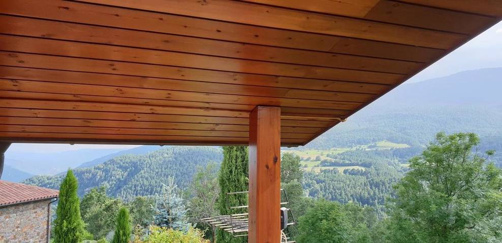 Casa rural para 16 personas, con jardín en Campellas - 4