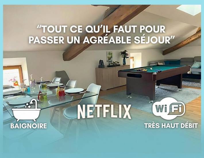 Gîte pour 6 personnes, avec vue sur le lac dans Socourt