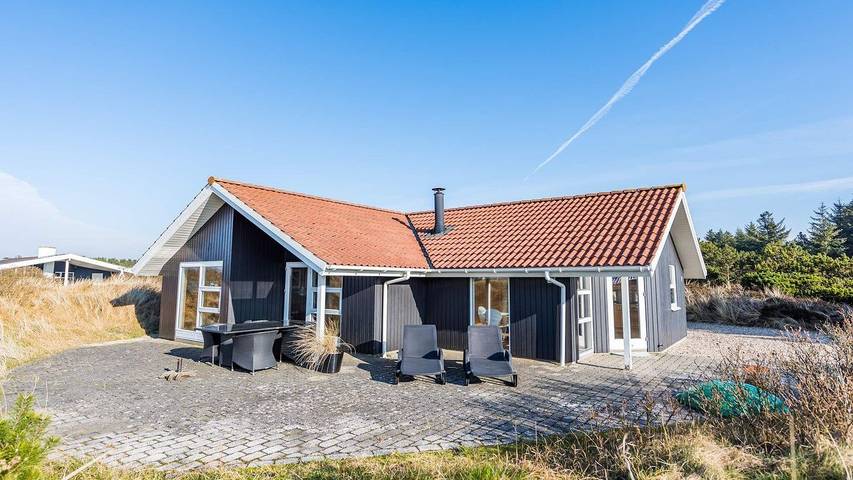 Ferienhaus für 6 Personen, mit Terrasse und Whirlpool sowie Sauna in Filsø See