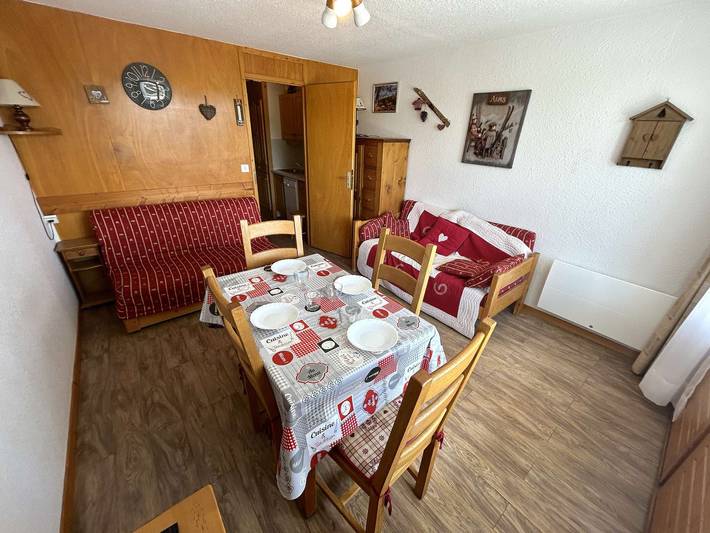 Ganze Wohnung, Studio Kabine Les Saisies für 5, zentrale Lage in Les Saisies, Albertville und Umgebung