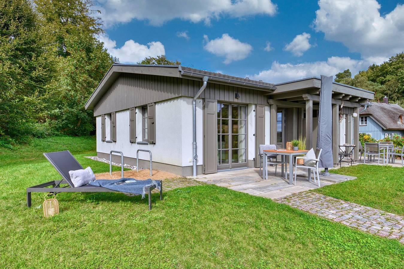 Neu gebaut, modern, exklusiv – das beschreibt das Feriendorf Klein Stresow in Klein Stresow, Putbus
