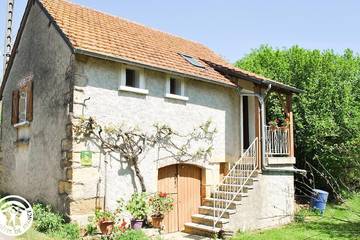 Gîte pour 2 personnes, avec piscine et jardin, animaux acceptés à Reyrevignes