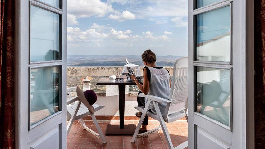 Hotel para 3 pessoas, com Terraço e Vista em Marvão