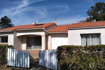 Villa pour 6 personnes, avec terrasse et jardin, animaux acceptés à La Tranche-sur-Mer