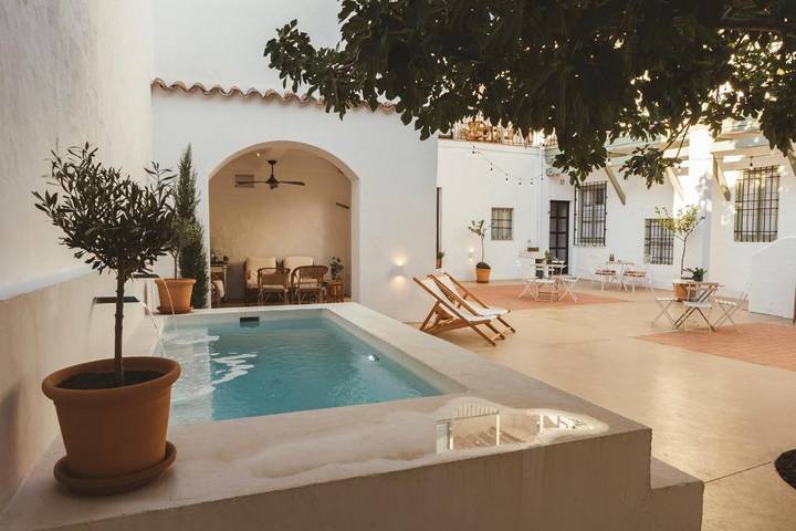 Apartamento para 2 personas, con Terraza además de Jardín y Piscina en Alcázar de San Juan