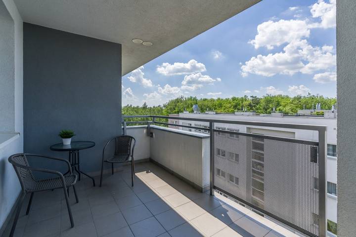 Gîte pour 4 personnes, avec balcon/terrasse, adapté aux familles à Poznań - 3