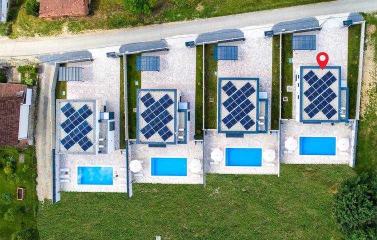 Stilvolle 156 m² große Wohnung mit Pool, Terrasse und Grill in Bjelovar-Bilogora