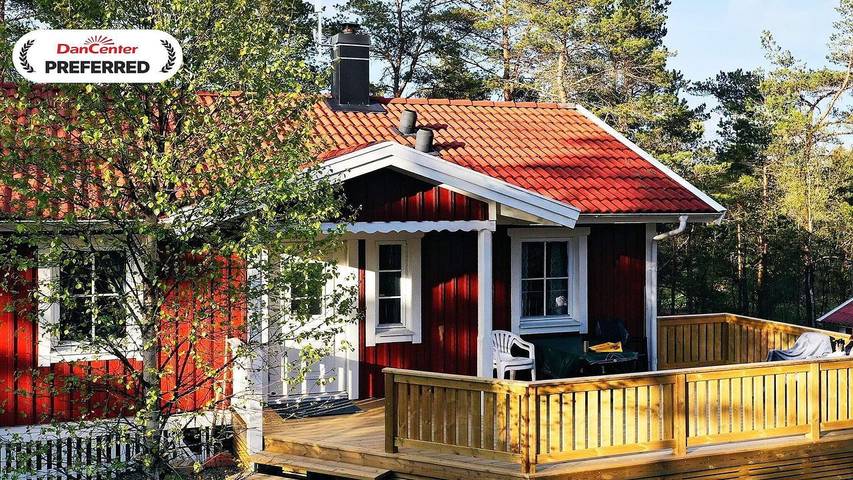 Ferienhaus für 5 Personen, mit Balkon und Ausblick in Tanum