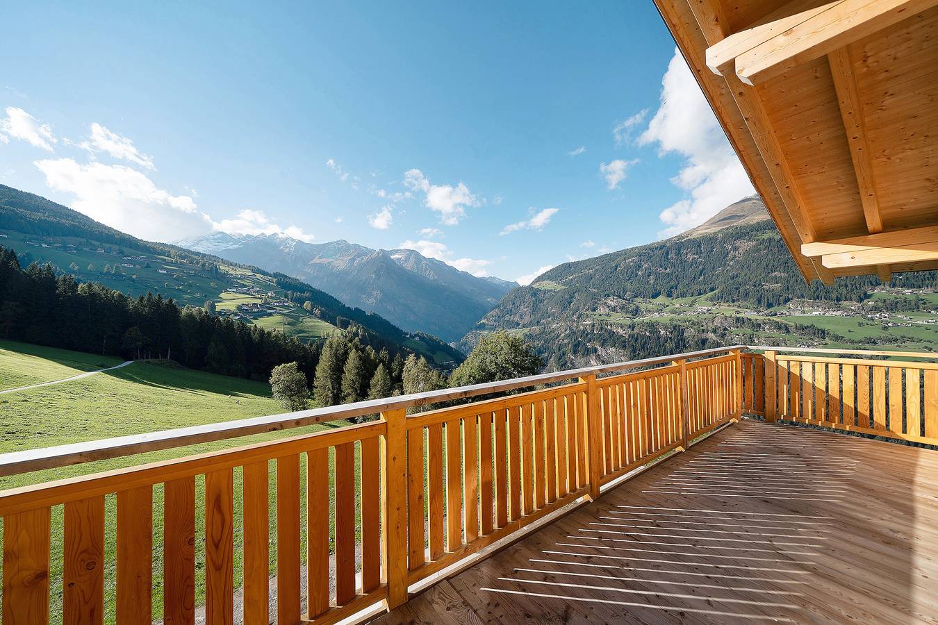 Appartement entier, Appartement 'Gögelehof Kreuzspitz' avec vue sur la montagne et balcons privés in San Martino in Passiria, Groupe Texel