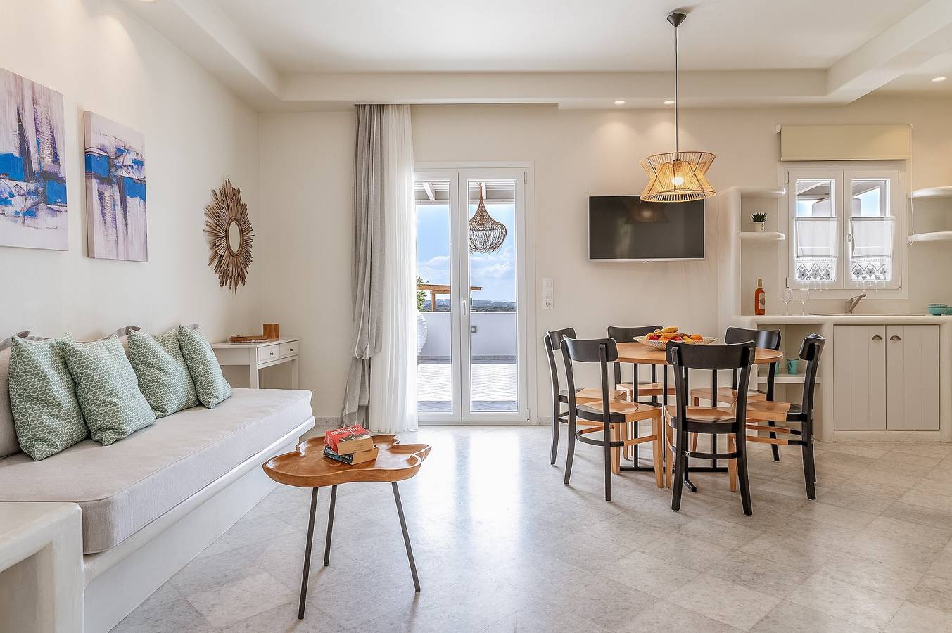 Villa 'Aeolos  Erato' with Sea View, Wi-Fi and Air Conditioning in Cyclades