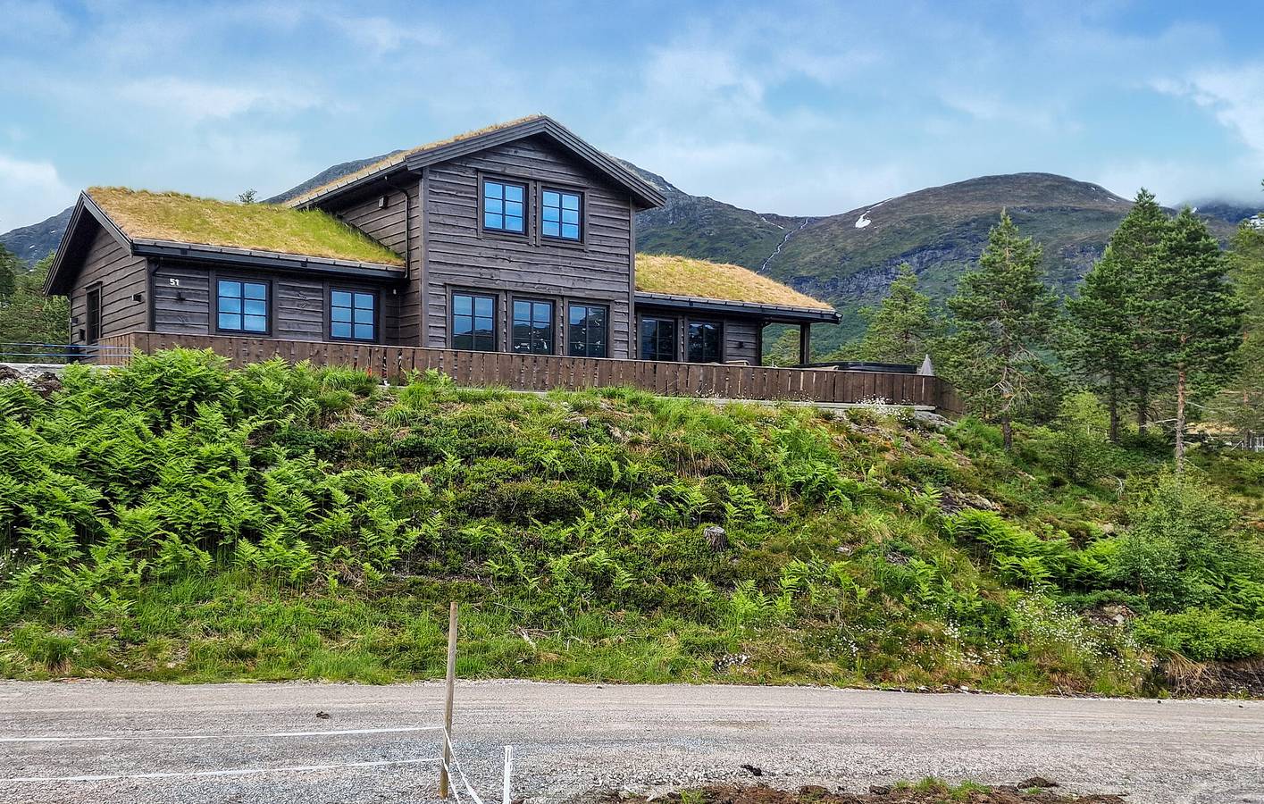Ferienhaus für 8 Personen mit Ausblick in Stryn