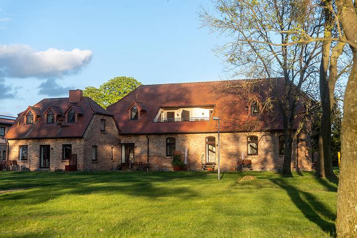 Ferienwohnung für 6 Personen, mit Sauna und Garten sowie Balkon, mit Haustier in Barkhagen