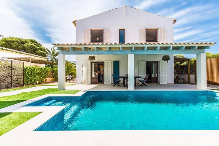 Villa für 8 Personen, mit Garten und Pool in Es Trenc - 3