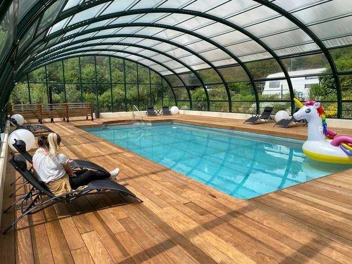 Chalet pour 6 personnes, avec bassin pour enfant