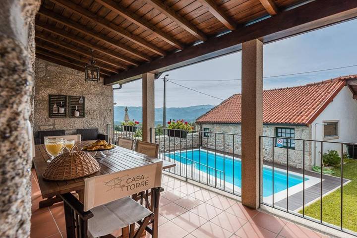 Casa de férias para 8 pessoas, com Varanda e Terraço e ainda Jardim and Piscina em Cabeceiras de Basto (Região)