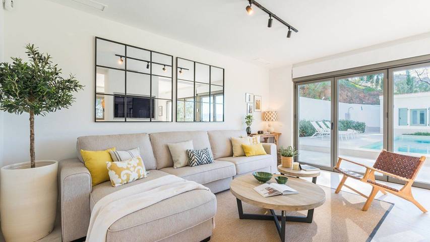 Chalet para 4 personas, con piscina y balcón/terraza en Málaga