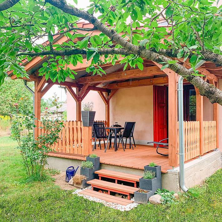 Ferienwohnung für 4 Personen, mit Terrasse und Garten in Uckermark