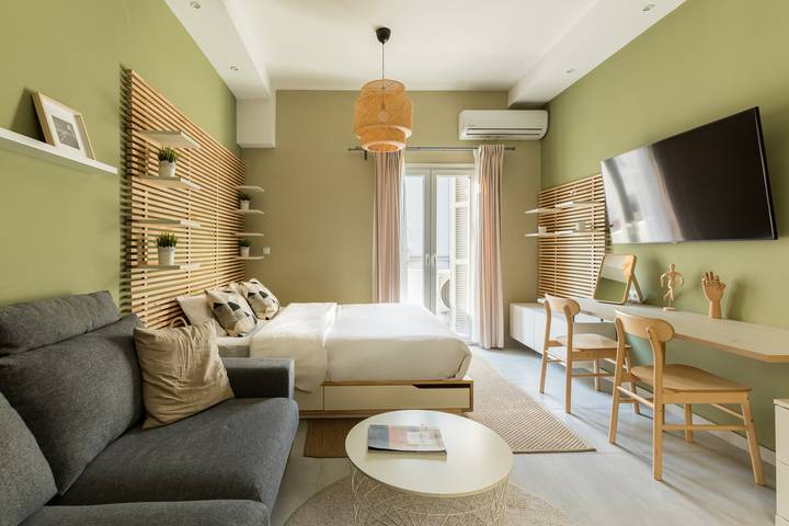 Apartament wakacyjny dla 4 osób, z Balkon w Saloniki