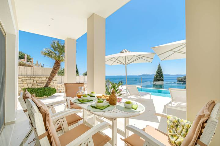 Villa mit pool für 4 Personen, mit Pool und Meerblick sowie Garten auf Korfu - 4