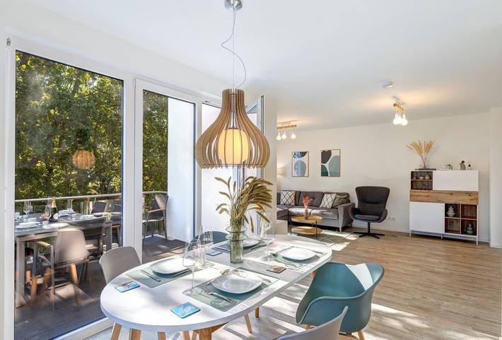 Ferienwohnung für 6 Personen, mit Balkon und Sauna im Stettiner Haff - 2
