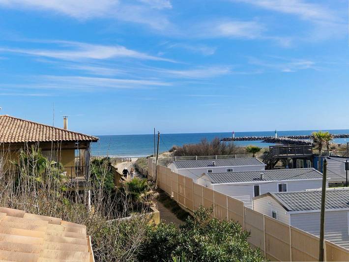 Gîte pour 6 personnes, avec terrasse dans Port de Marseillan-Plage