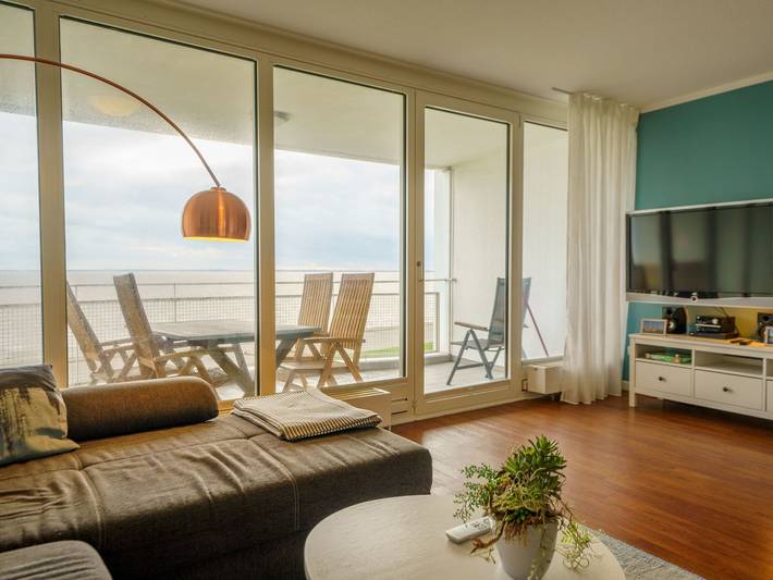 Ferienwohnung für 4 Personen, mit Balkon und Ausblick am Südstrand Wilhelmshaven - 3
