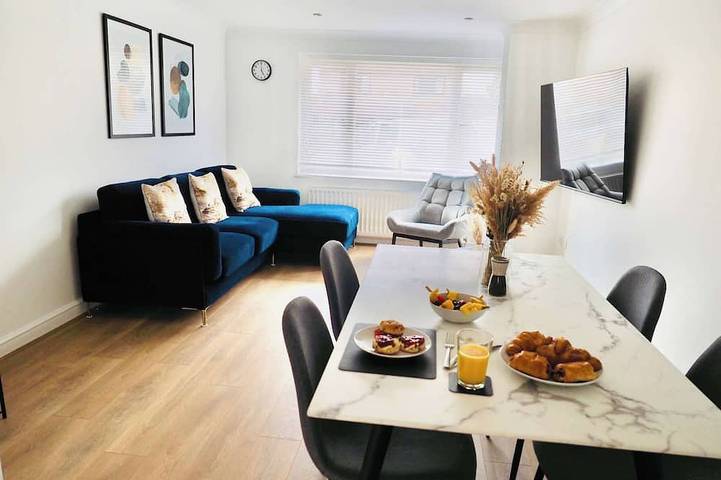 Ferienhaus für 4 Personen, mit Balkon und Garten