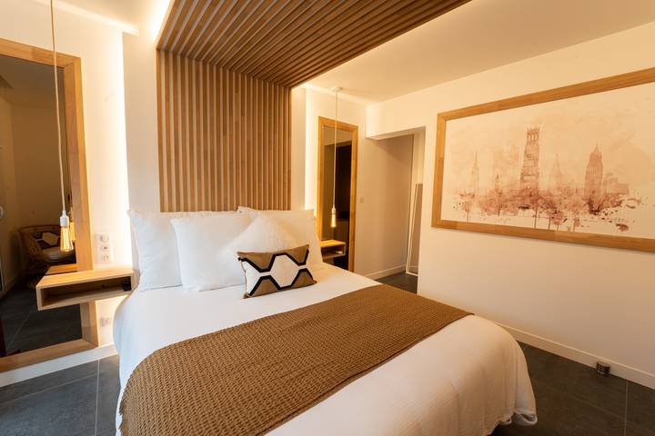 Location de vacances pour 8 personnes, avec jacuzzi ainsi que terrasse et jardin à Trélazé - 4