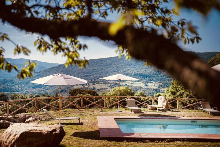 Casa vacanza per 12 persone, con giardino e sauna, con animali domestici a Poppi